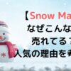 SnowManが売れたきっかけと理由は？なぜ売れるのか徹底解説！